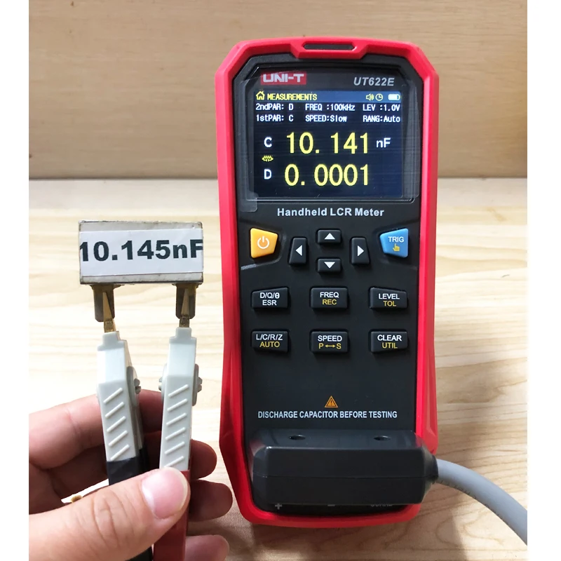 UNI-T UT622E/UT622C/UT622A handheld LCR Meter; high-precision industrial components inductance resistance capacitance tester