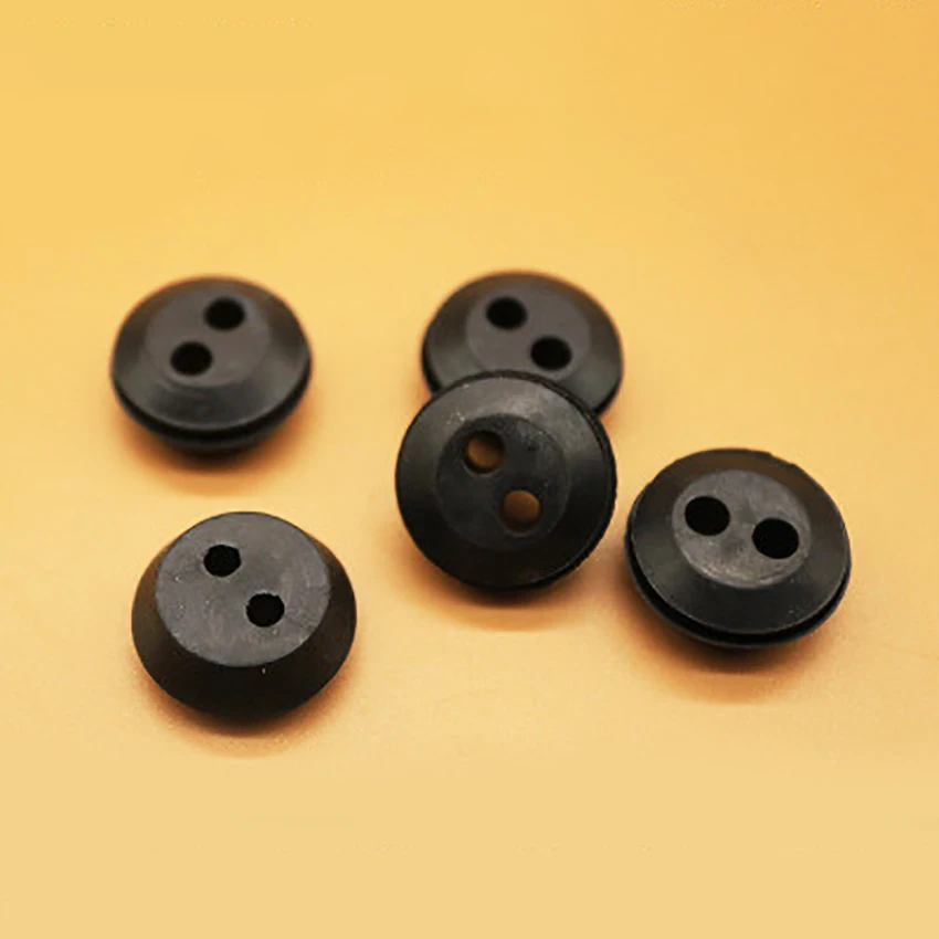 2 Hole Fuel Tank Grommet 3 Hole Fuel Line Grommet Universal Rubber Fuel Tank Grommet for Edger Trimmer