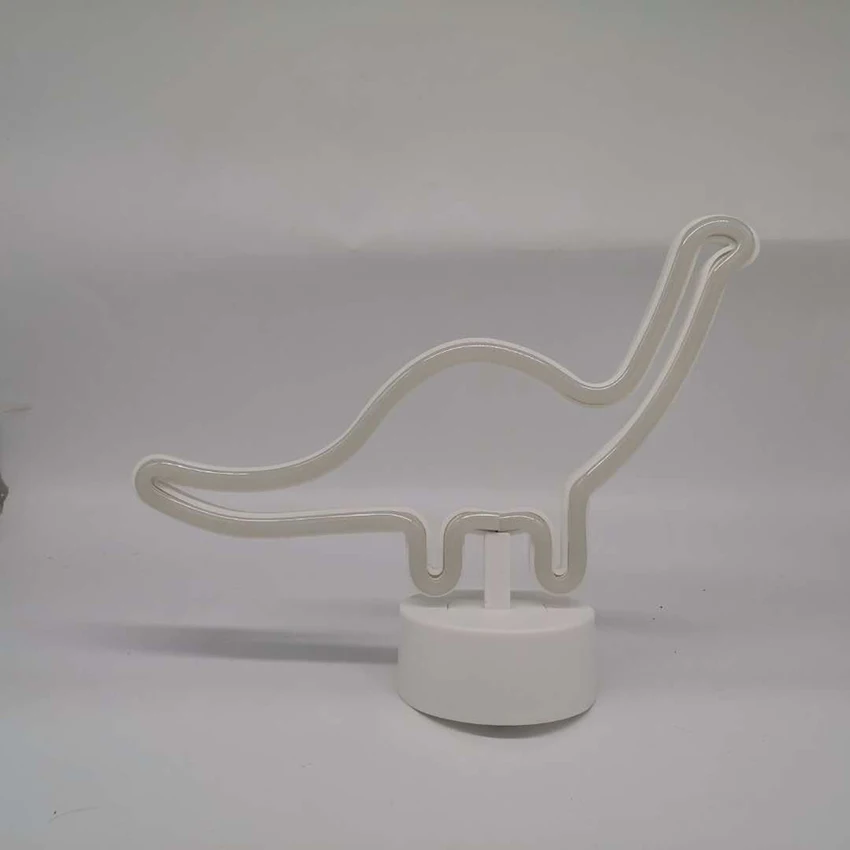 Lampu malam LED 3D berbentuk dinosaurus dengan lampu hijau lampu malam kamar bayi bertenaga baterai untuk hadiah ulang tahun kamar anak-anak