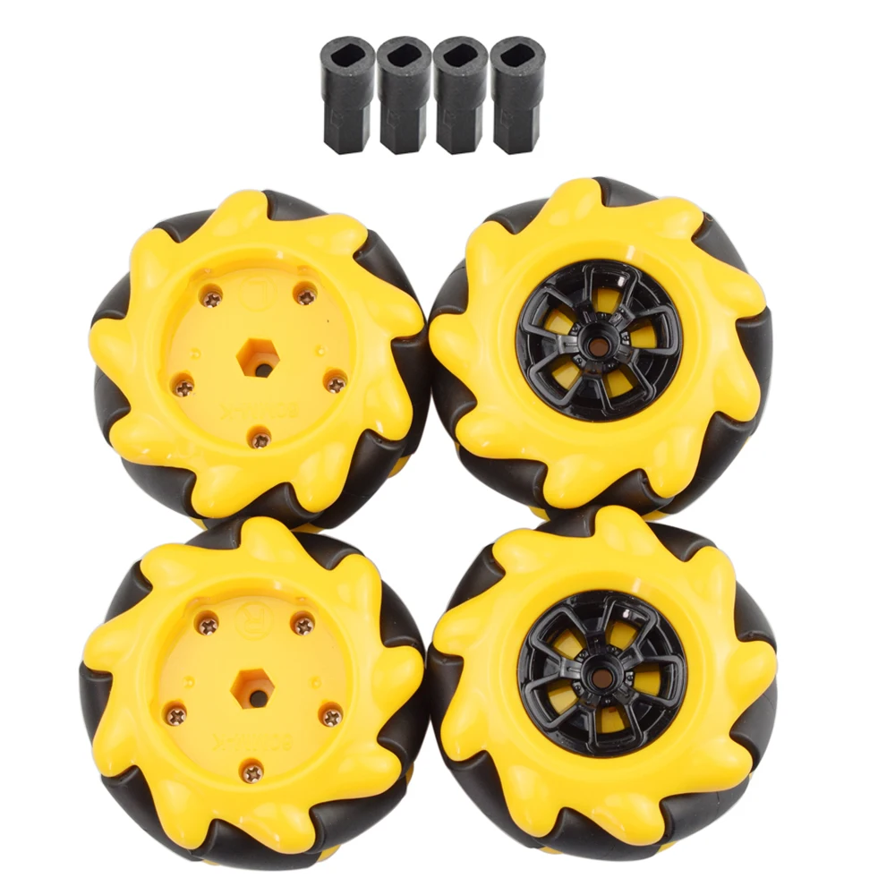 Cheapest 60mm Omni Mecanum Wheel Robot Car Chassis Kit with 4pcs Mecanum Wheel TT Motor for Arduino Raspberry Pi DIY Toy