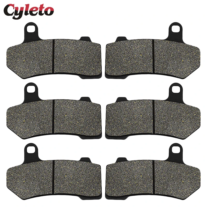 Front Rear Brake Pads for Harley V-Rod VRSCF VRSCX VRSCAW Street Night Rod VRSCR VRSCDX Road King FLHR Electra Street Glide FLHT