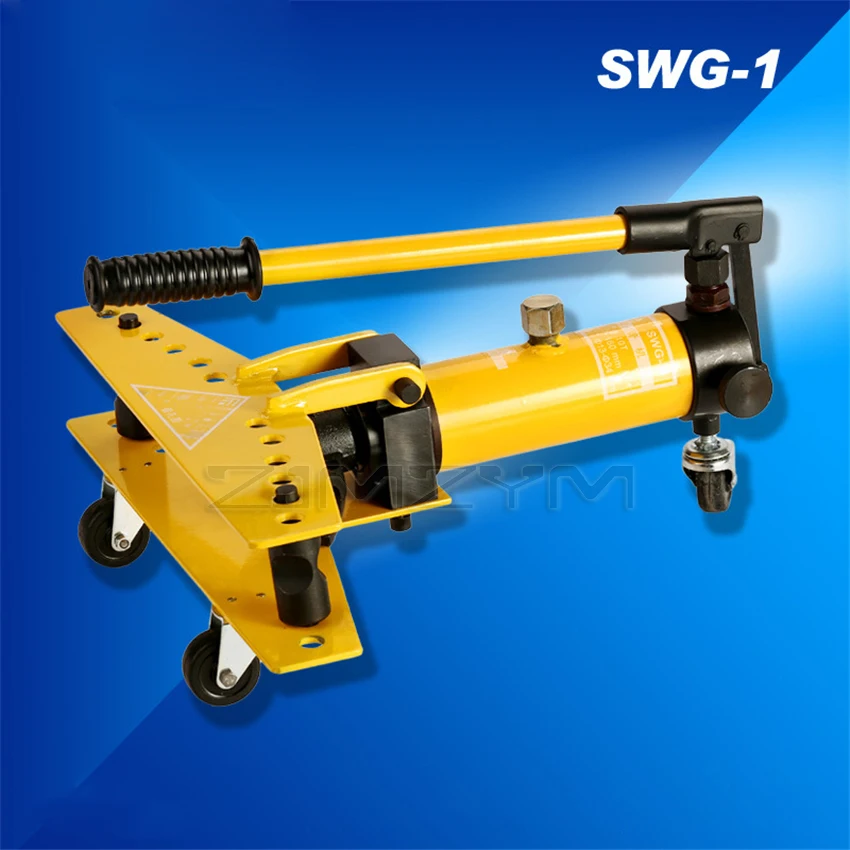 

SWG-1 Hydraulic Pipe Bender Manual Pipe Bender Galvanized Pipe Iron Tube Bending Tool Hydraulic Bender 10 Ton 13-34MM 1/4”-1”