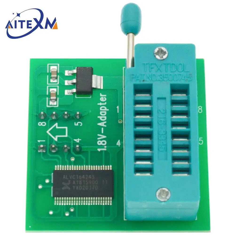 1.8V Aapter for Iphone or Motherboard 1.8V SPI Flash SOP8 DIP8 W25 MX25 use on Programmers TL866CS TL866A EZP2010 EZP2013 CH341