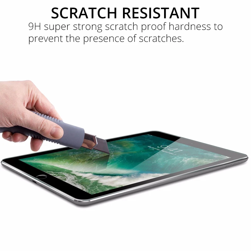 Tempered Glass for iPad 10.2 2019 7th 2018 2017 9.7 6th 5th Air 1 2 Pro 10.5 11 Screen Protector for iPad 2 3 4 5 6 Mini 3 4 5 6