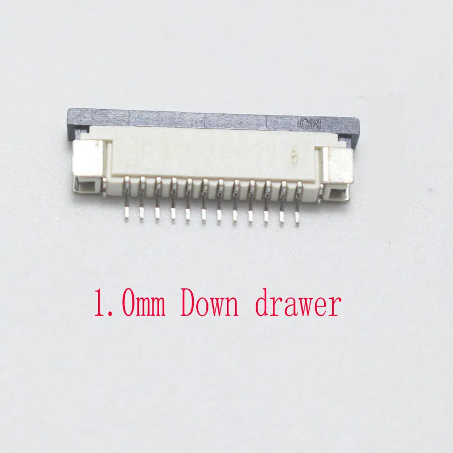 5pcs 0.5MM / 1.0mm 12P Clamshell Drawer Up Down FPC Connector socket for 12Pin Type A B FFC Cable