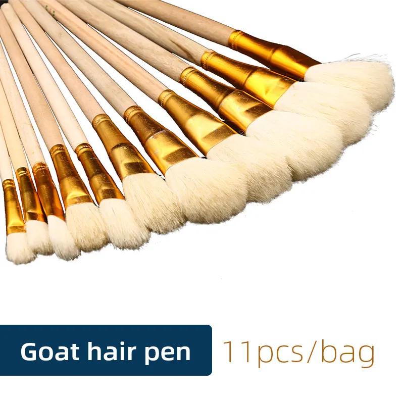 1pcs/bags A Set of High Quality DIY Wool Brush for Gold Leaf Silver Foil Sweep Painting Tools Clean Brush Glue Makeup