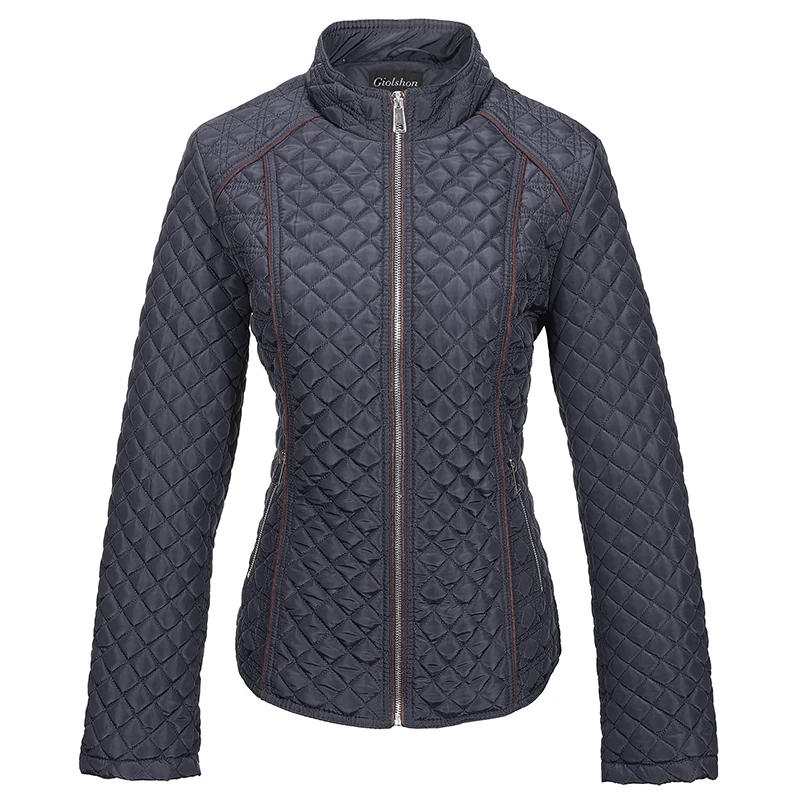 Giolshon 2022 Women Lightweight Padded Jackets Ultralight Quilted Coat Warm Autumn Winter Down Coats Light Vest Puffer Coat