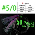 50packs 2 hooks 5l0