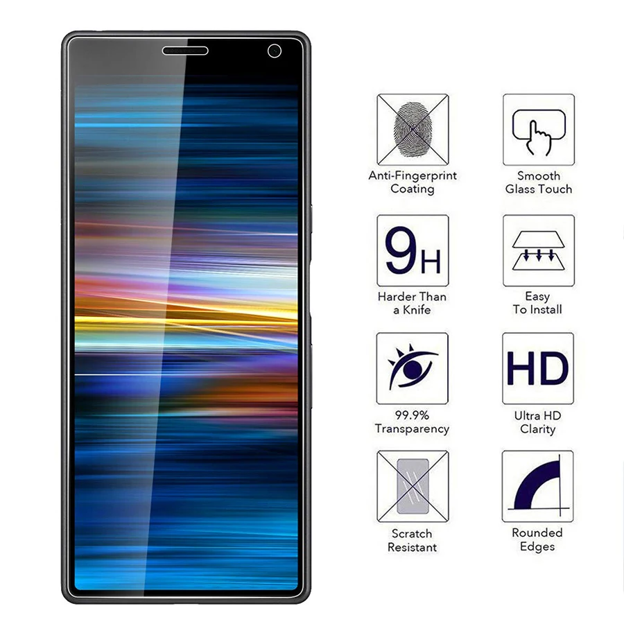 Tempered Glass for Sony Xperia 10 Screen Protector for Sony Xperia 10 Plus XA3 XZ4 1 Protective Film