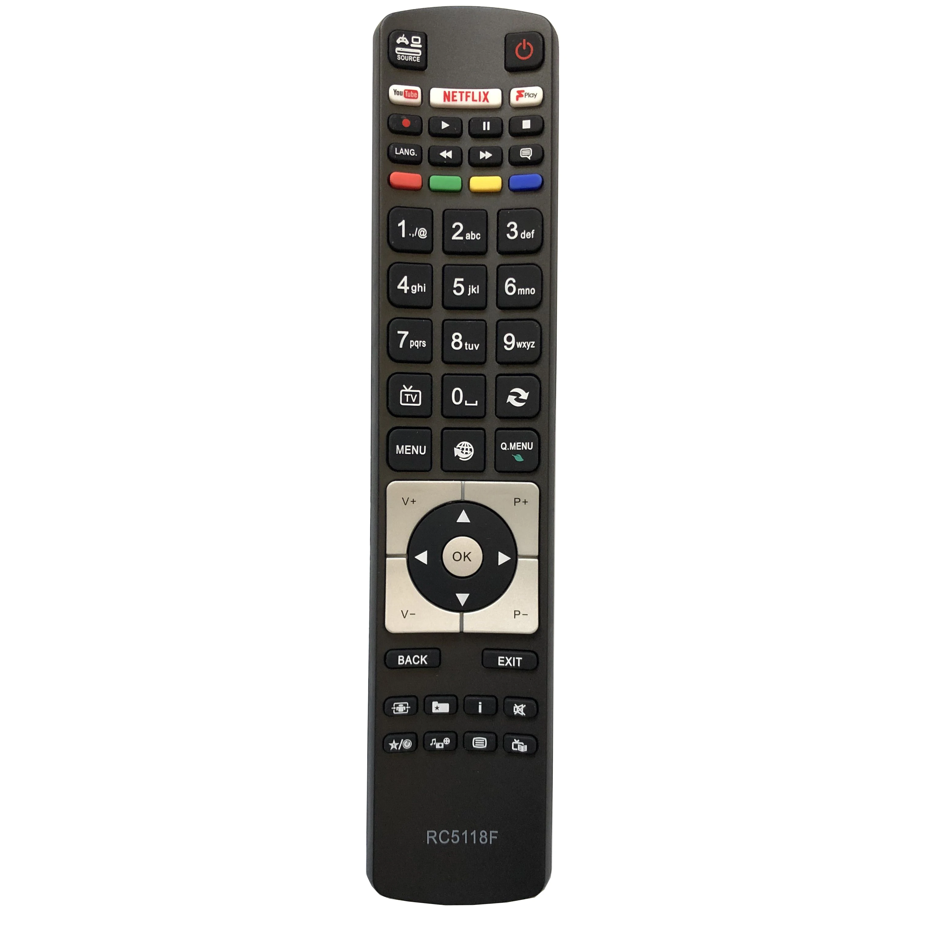 Mando a distancia RC5118F para Smart TV, Control remoto para Hitachi RC5117, RC5118, 42HYT42U, 50HYT62UH