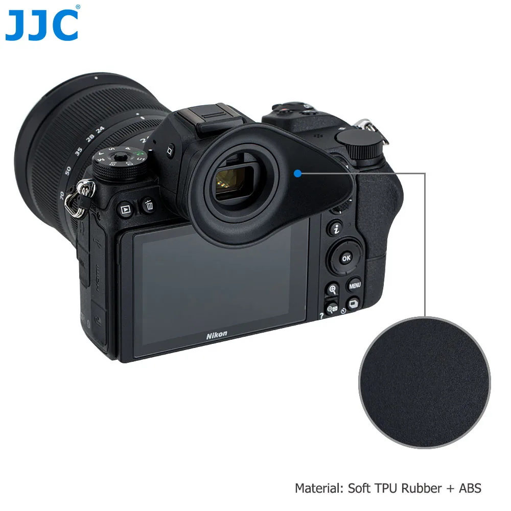 JJC ソフトアイカップ接眼レンズビューファインダーアイシェード Nikon