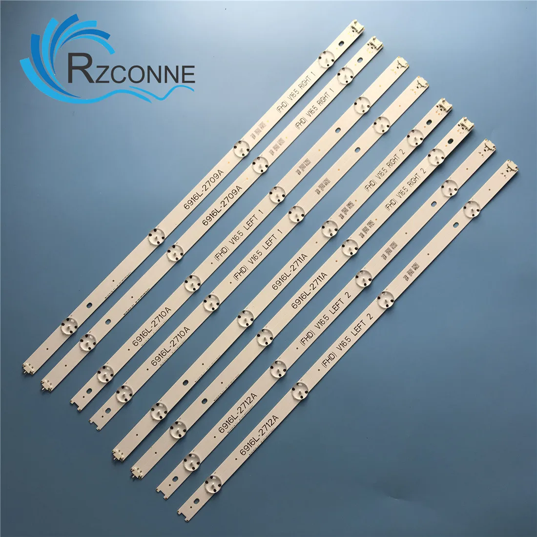 LED شريط إضاءة خلفي 8 مصباح ل 6916L- 49 ''V16.5 ART3 2709A 2710A 2711A 2712A Rev 0 0.2 FHD 49LH590V 49UH594 LC490DUE (FJ)(A1)