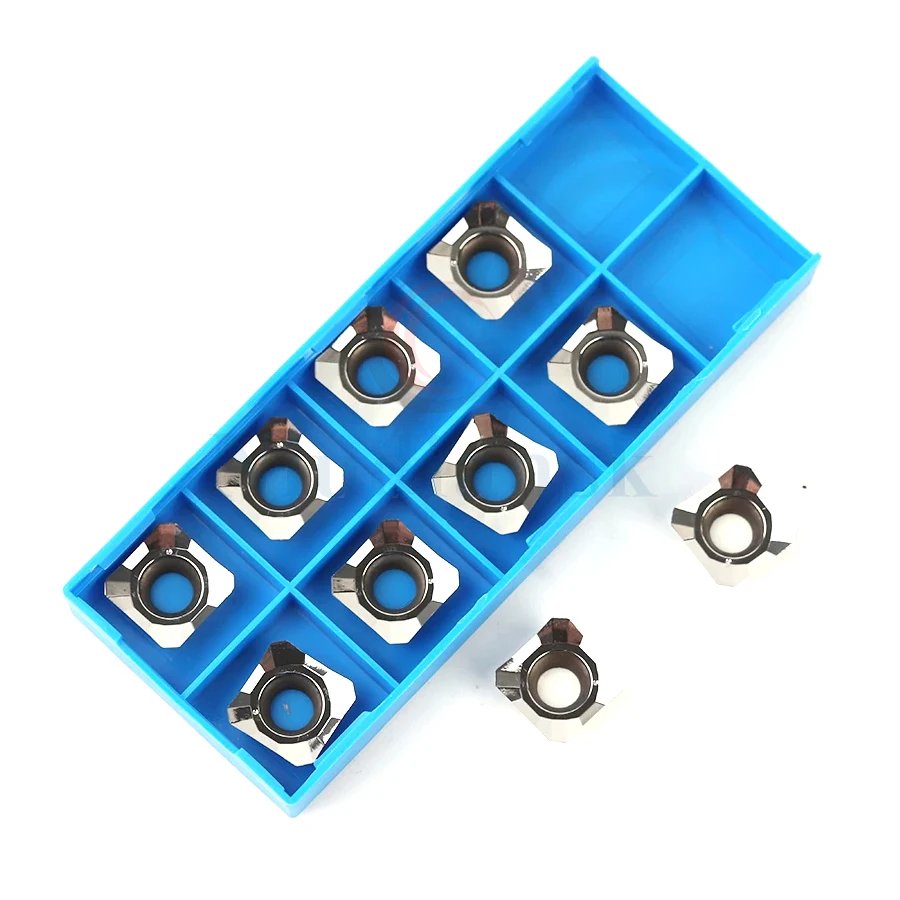 10pcs SEHT1204 AFFN X83 H01 carbide alloy milling Indexable turning tools inserts SEHT 1204 face Milling cutter CNC lathes tools