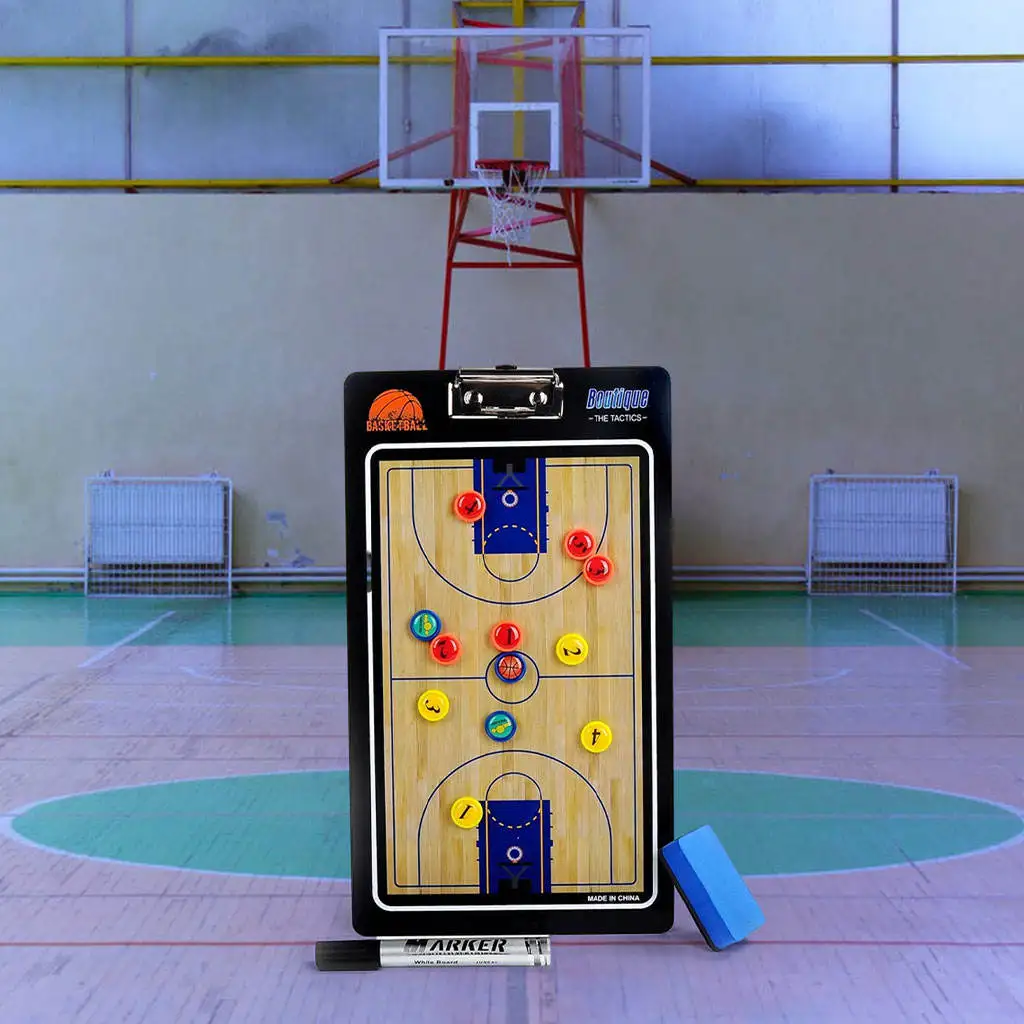 Portable Basketball  coaches  Board Foldable  Tactic Training Clipboard