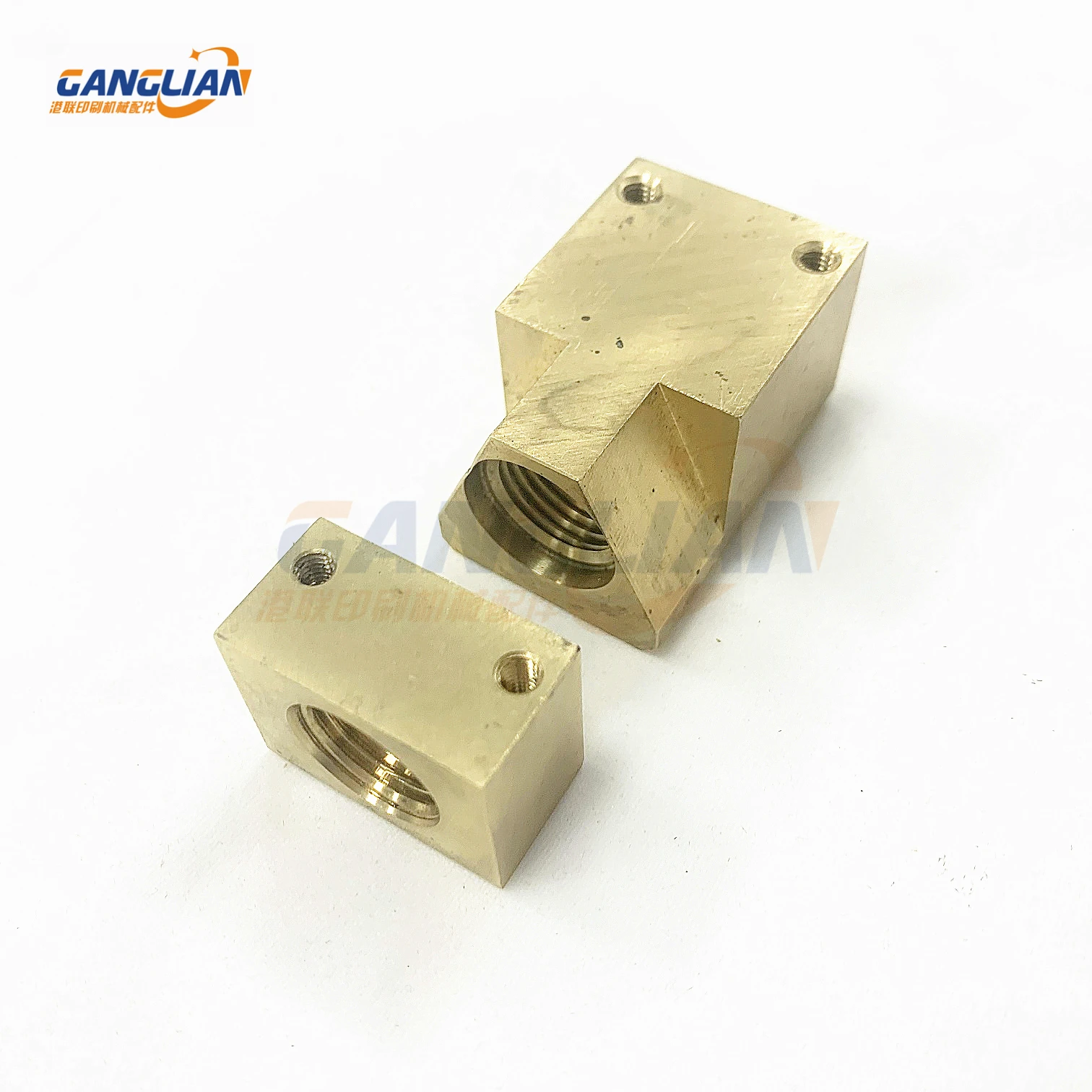 1 Set Side Lay Copper Nut L2.072.330 And L2.072.331 For SM74 CD74 PM74 XL75 Printing Machine Spare Parts Bush Offset