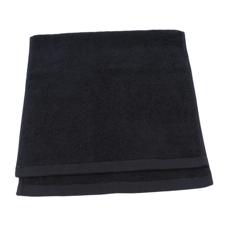 Black Towel Cotton Soft Face Towel Hotel Bathroom Beauty Parlor Home Strong Water Absorption Washcloth Kitchen Towels