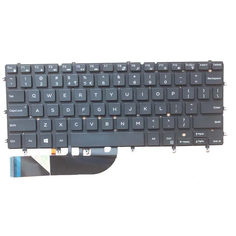 US Laptop Keyboard for Dell P57G P57G001 P41F P41F001 17-3000 0DKDXH NSK LS0BW BLACK with Backlit