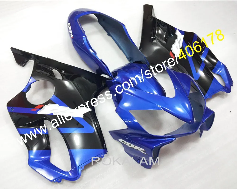 

CBR600F4i Fairing For Honda CBR600 F4i 2004 2005 2006 2007 Blue and Black Motorcycle Fairings (Injection molding)