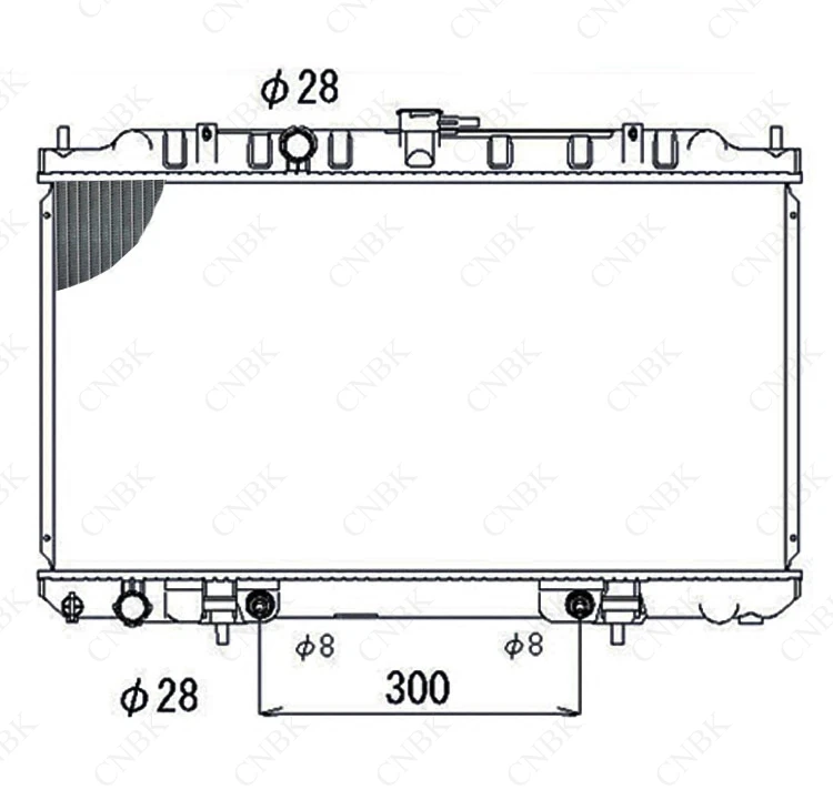 Radiator for Nissan Sunshine Sunny SENTRA-B15 Fb15 Fnb15 99-00 N16 N17 and All Aluminum