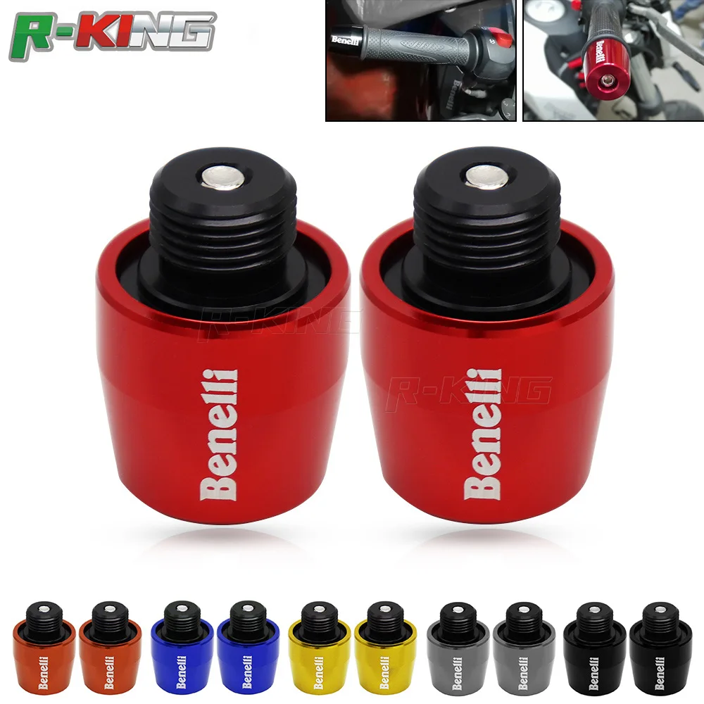 Motorcycle CNC Aluminum Handlebar Grips Handle Bar Cap End Plugs For Benelli TNT 125 135 TNT125 TNT135 2016-2017