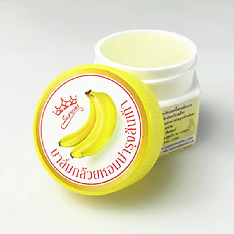 20g Natural Banana Oil Moisturizing Cracked Heel Balm Foot Hand Skin Repair Cream Anti-Drying Smooth Dead Skin Removal Ointment