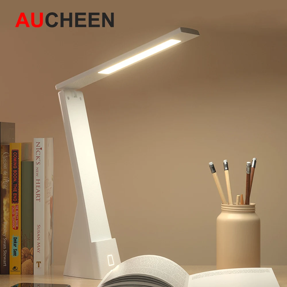 

LED Desk Lamp Foldable Brightness Touch Dimming Table Lamp USB DC5V Beside Reading Night Light Lamp Eye Protection