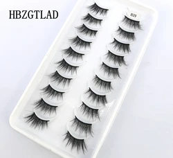 New 10 pairs natural half eye false eyelashes fake lashes long makeup 3d mink lashes eyelash extension mink eyelashes for beauty