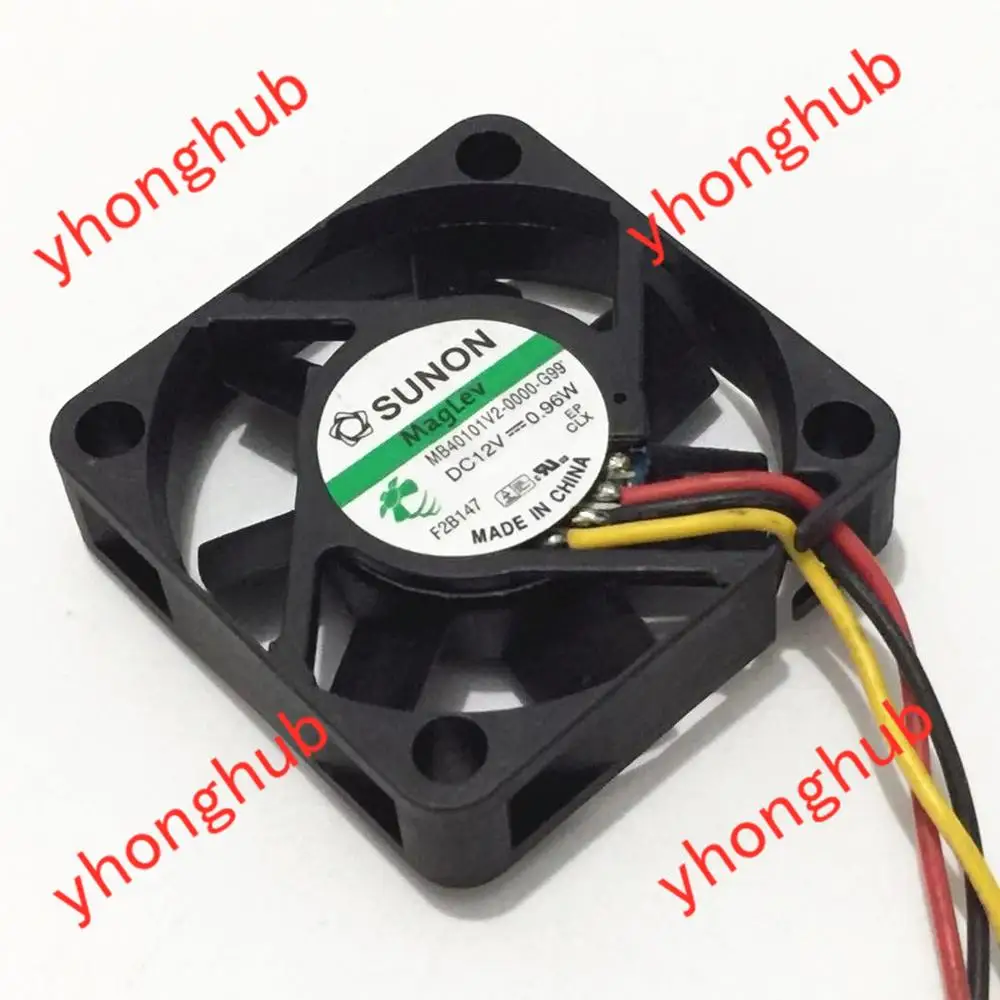 

SUNON MB40101V2-0000-G99 DC 12V 0.96W 40x40x10mm Server Cooling Fan