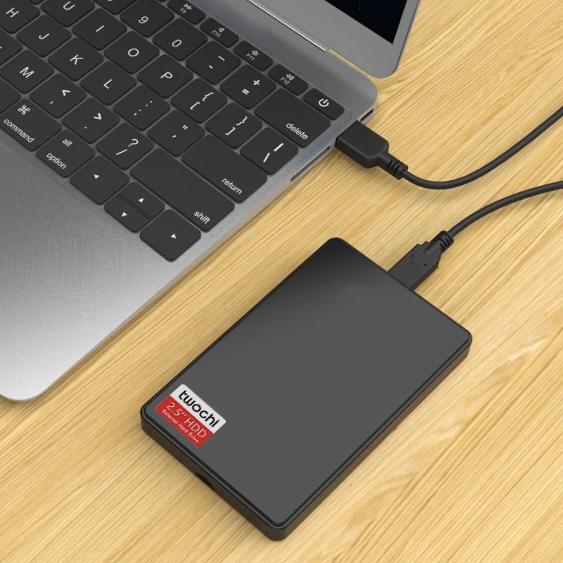 TWOCHI''2TB 1TB Super External Hard Drive Disk USB2.0 HDD Storage For PC, Mac,Tablet, PS3, PS4,TV :Add Logo For Free Design