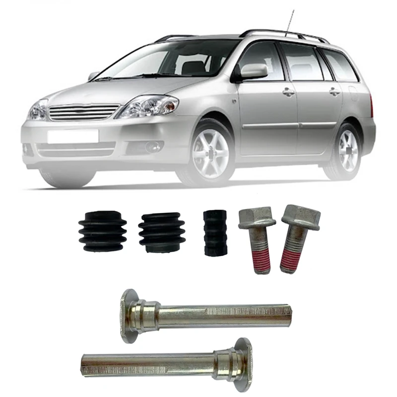 Front Brake Caliper Slider Pin Guide Kit for Toyota Corolla E12 2002-2007 BCF1376A