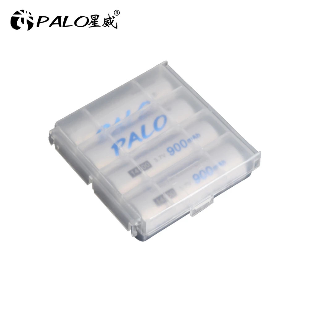 PALO 3.7V 14500 AA Pin Sạc 14500 Pin Lithium 2A 900MAh Li-Ion Pin Cho Đèn Pin Led Chuột Đèn Pin Đèn Pha