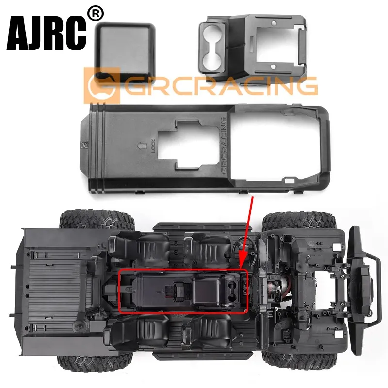 Grc Center Console Interior Decoration Battery Cover With Armrest Box G161bd Fine Workmanship For Trx4 Defender