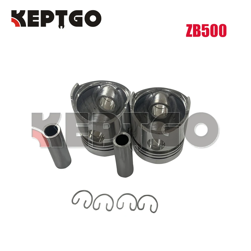 New ZB500 2PCS Piston Set STD For Kubota Engine