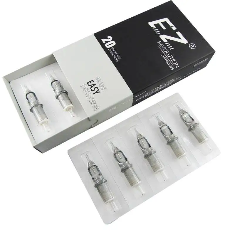 

EZ Revolution Tattoo Needle Cartridges Round Liner #10 0.30mm Medium Taper 3.5mm for machines and grips 20 pcs/box