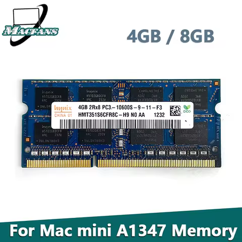 Tested A1347 Memory 8GB PC3L-12800 for Mac Mini A1347 Memory 2Rx8 DDR3L 4GB 1600MH MD101 MD102 MD387 MD388 MD389 Notebook SODIMM