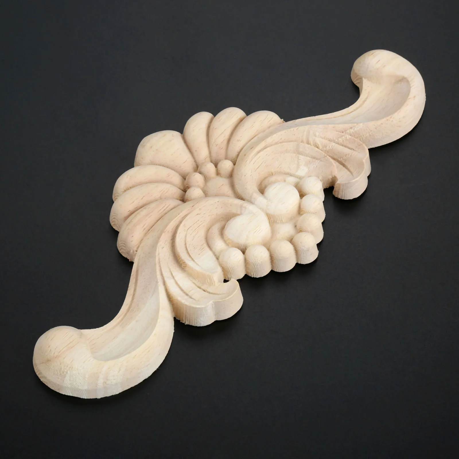 家の家具のための彫刻された木製のデザイン,装飾的な室内装飾のための木製のアンティークスタイルの木材,22x9cm