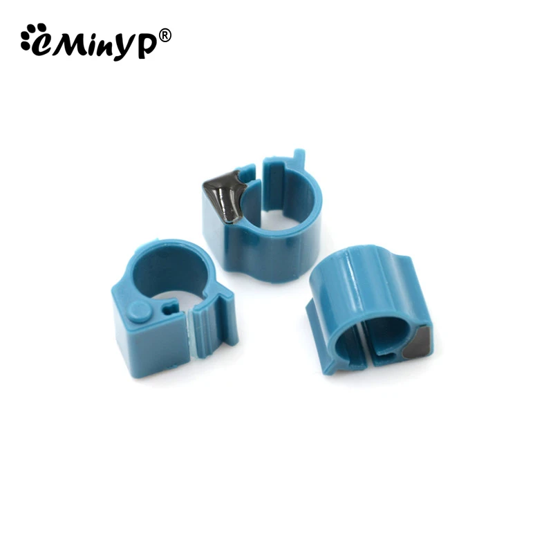 10Pcs RFID Pigeon Bird Ring EMID Tag ID Bird Leg Clip Rings For Tracking With 125KHz Low Frequency 4100 Chip Training supplies