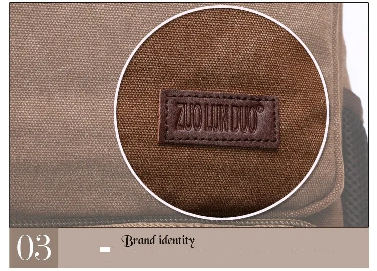 Vintage Canvas Rucksack für Herren, große Kapazität, Reise-Umhängetasche, hochwertige modische Studententasche, Herren-Notebook-Laptop-Rucksack – Detail 29