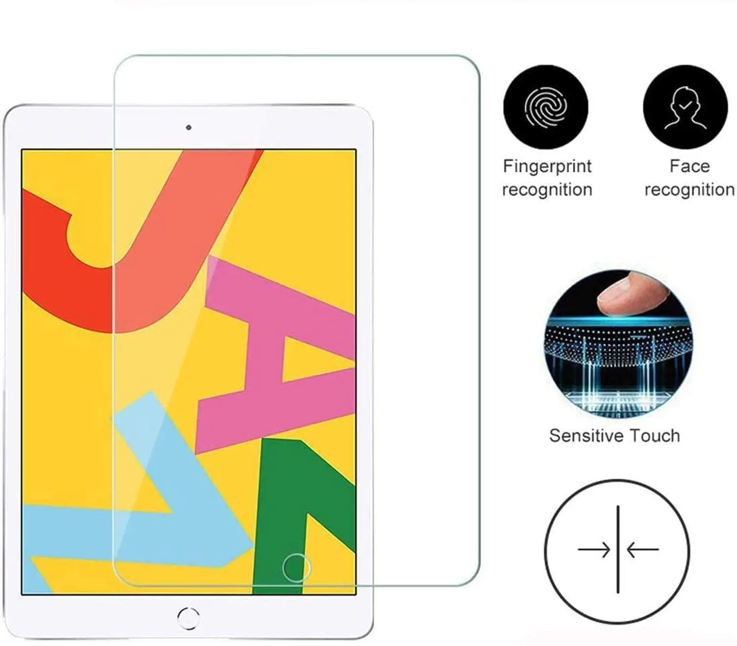 2Pcs Tablet Gehard Glas Screen Protector Cover Voor Apple Ipad Mini 5 (2019) 7.9 Inch/Mini 4 Gehard Film