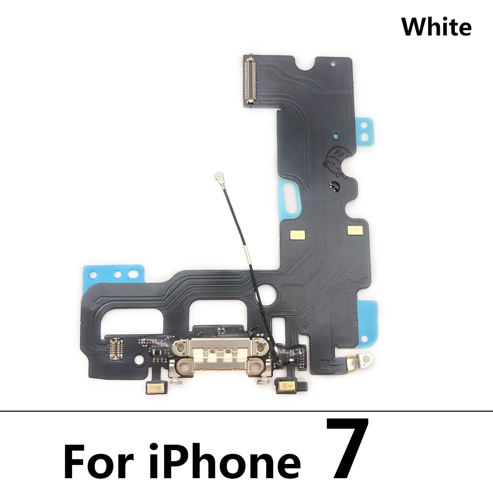 For Iphone 6 6S 7 8 Plus Dock Connector Micro USB Charger Charging Port Flex Cable Microphone Board Replacement Parts