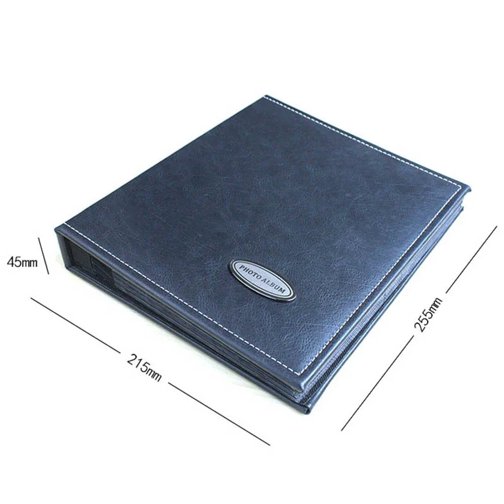 Large Leather Photo Albums, Totaling 40 Sheet, 80 Sides, Scrapbook, Wedding Guest Book, DIY Memories Book, Insert Album, Christm