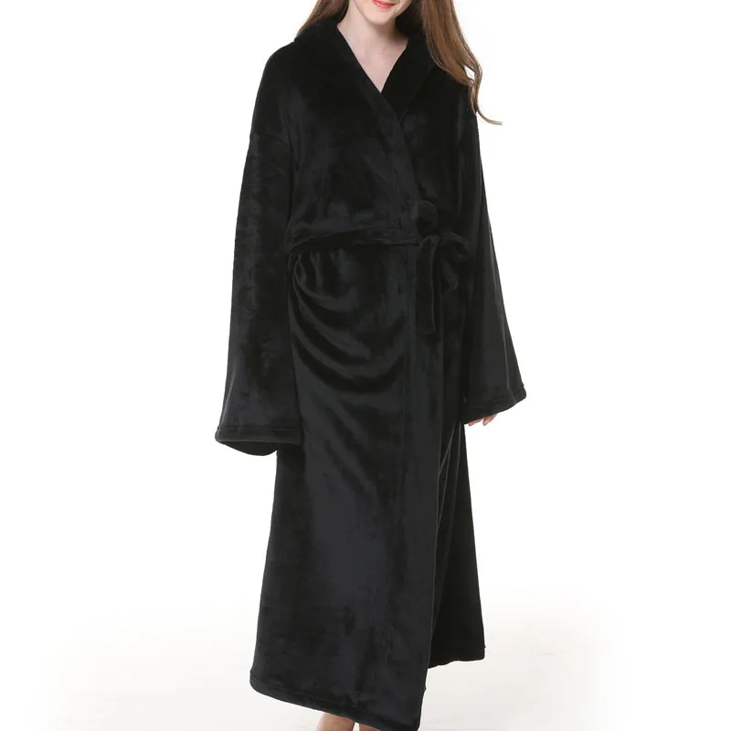 Autumn winter Women\'s bathrobe 10XL 9XL 8XL 7XL 6XL Bust 150cm plus size Sleepwear women