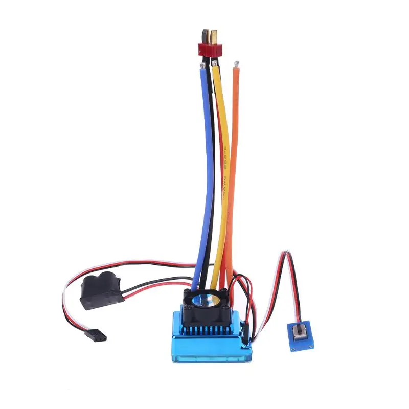 2023 New 120A Waterproof Sensorless Brushless Speed Controller ESC for RC Car