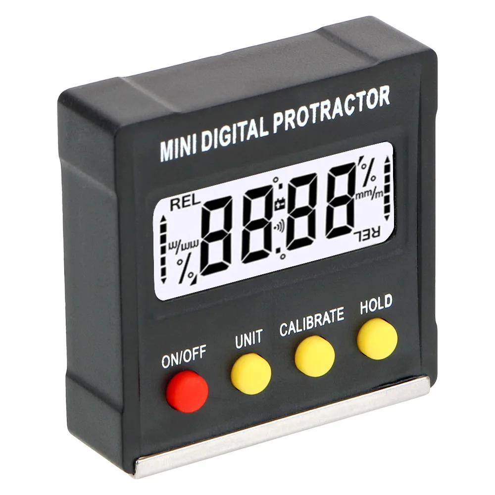 New 3 In 1 360° Electronic Digital Level Box Protractor Magnetic Base Angle Finder Bubble Backlight Angle Ruler Measuring Tools