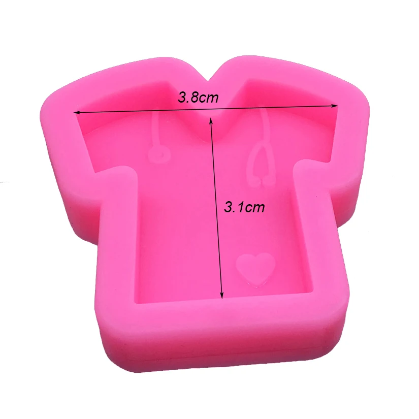 Nurse Uniform Silicone Sugarcraft Mold Chocolate Cupcake Baking Fondant Cake Decorating Tools