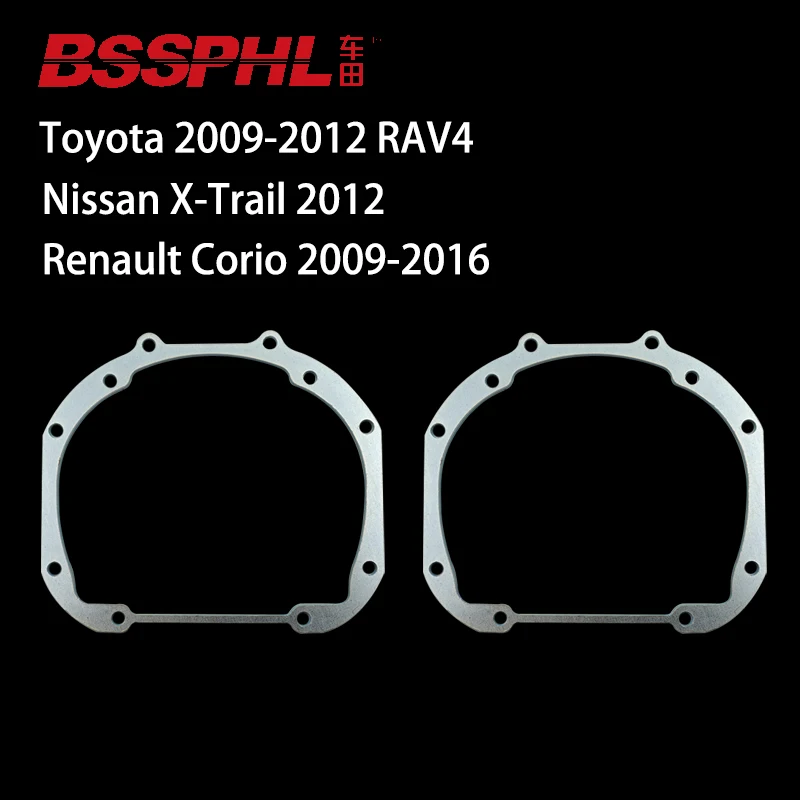 

BSSPHL Car-Styling Frame Adapter module DIY Bracket Holder for Toyota 2009-2012 RAV4/Nissan X-Trail 2012/Renault Corio 2009-2016