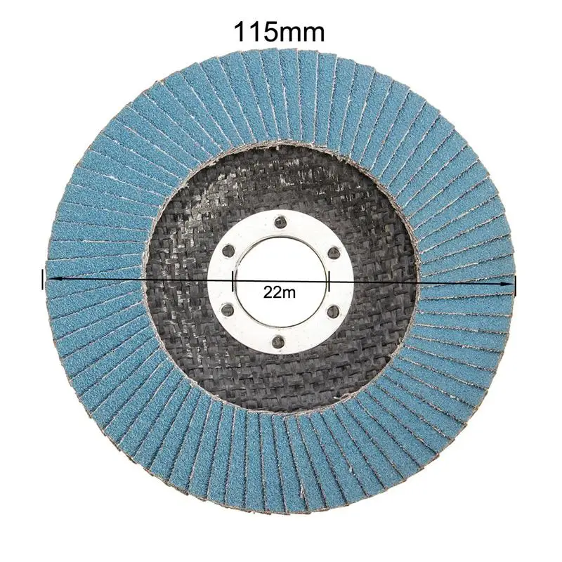 40/60/80/120 Grit Grinding Wheels Flap Discs 115mm 4.5