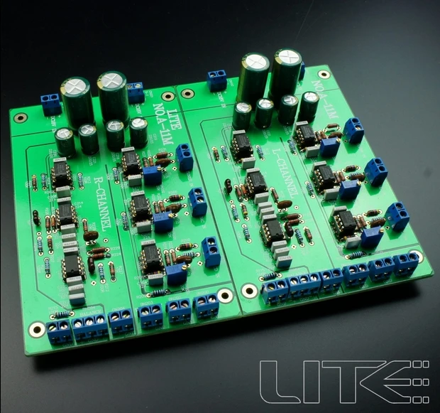 

LITE A11M Transistor preamp finished board Refer to MBL 6011 circuit