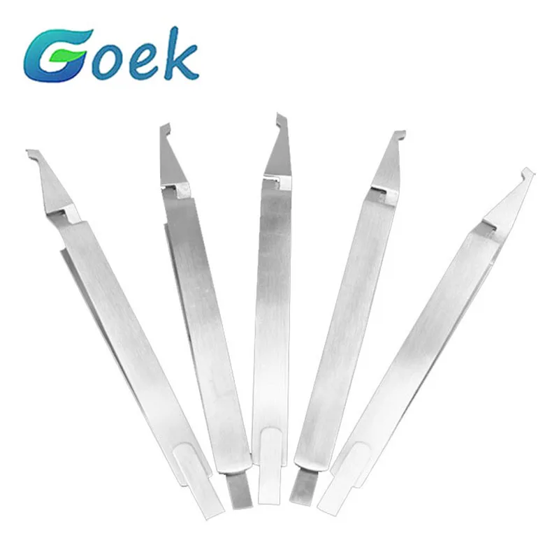 

Dental Instruments Equipment Teeth Caring Orthodontic Bracket Tweezers Serrated Bonding Holder Tools Stainless Steel