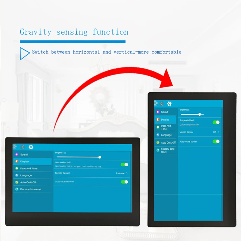 10-дюймовая облачная фоторамка WIIF для удаленной отправки фотографий с мобильного телефона с сенсорной функцией